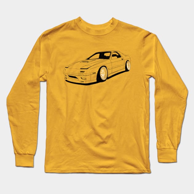 RX7 Long Sleeve T-Shirt by bulografik